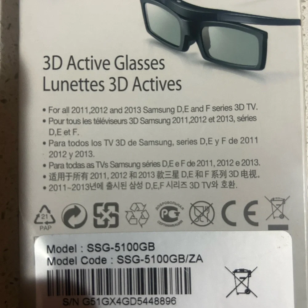 Samsung 3D Active Glasses